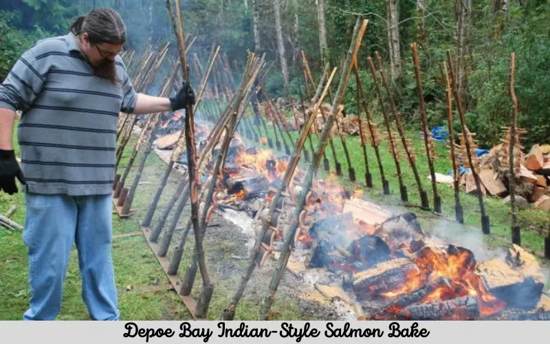 Depoe Bay Indian-Style Salmon Bake
