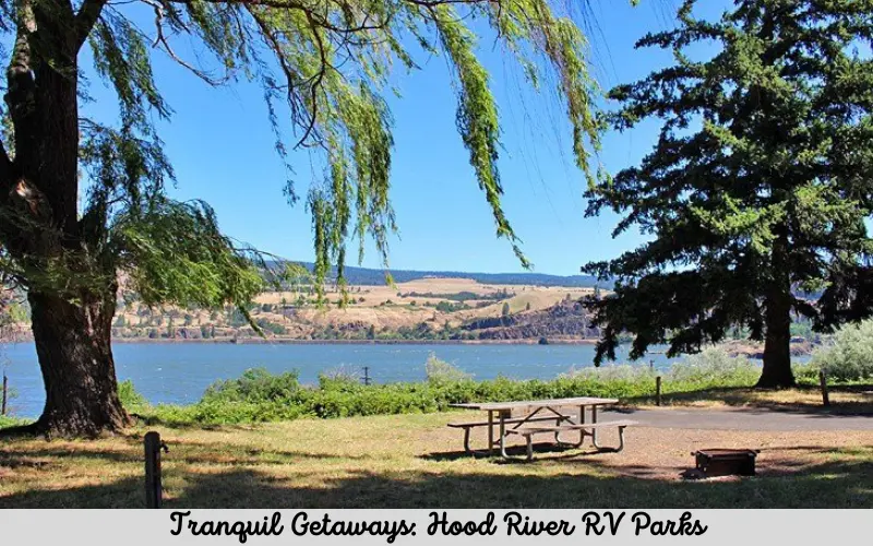 Tranquil Getaways Hood River RV Parks