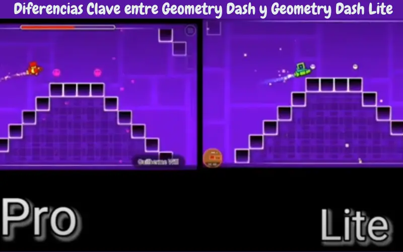 Diferencias Clave entre Geometry Dash y Geometry Dash Lite