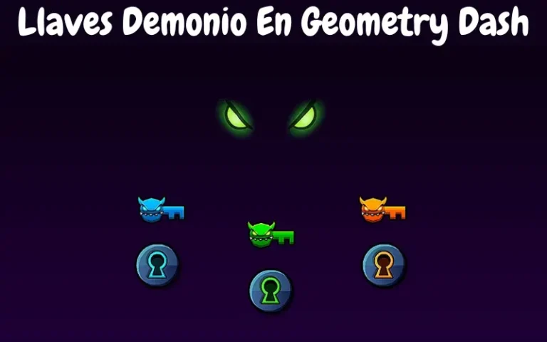 Llaves Demonio En Geometry Dash