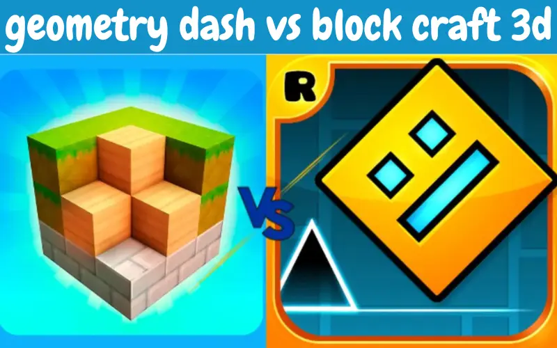 geometry dash vs block craft 3d